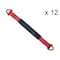 Tie 4 Safe 2" x 21" Axle Straps w/ Sleeve & D Rings, WLL: 3, 333 lbs., PK12 RT41A-21M18-R-C-12 - alternate 1